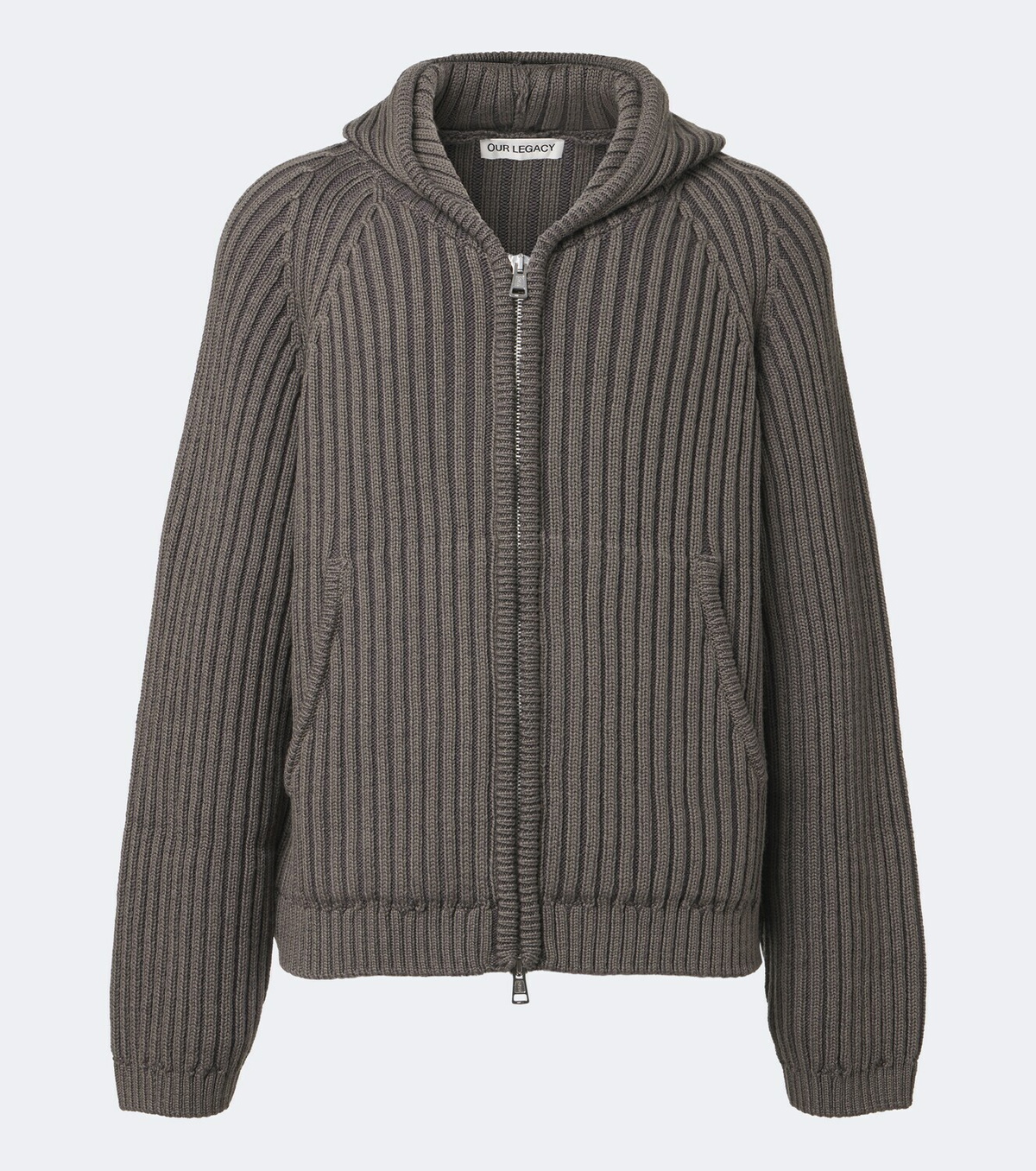 Our Legacy Level wool zip-up hoodie