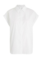 Matteau Relaxed Sleeveless Cotton-poplin Shirt White
