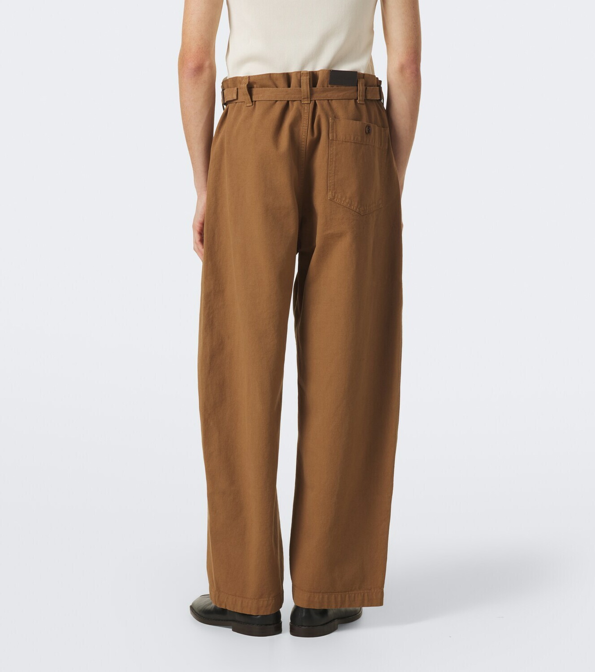 Lemaire Cotton twill barrel-leg pants
