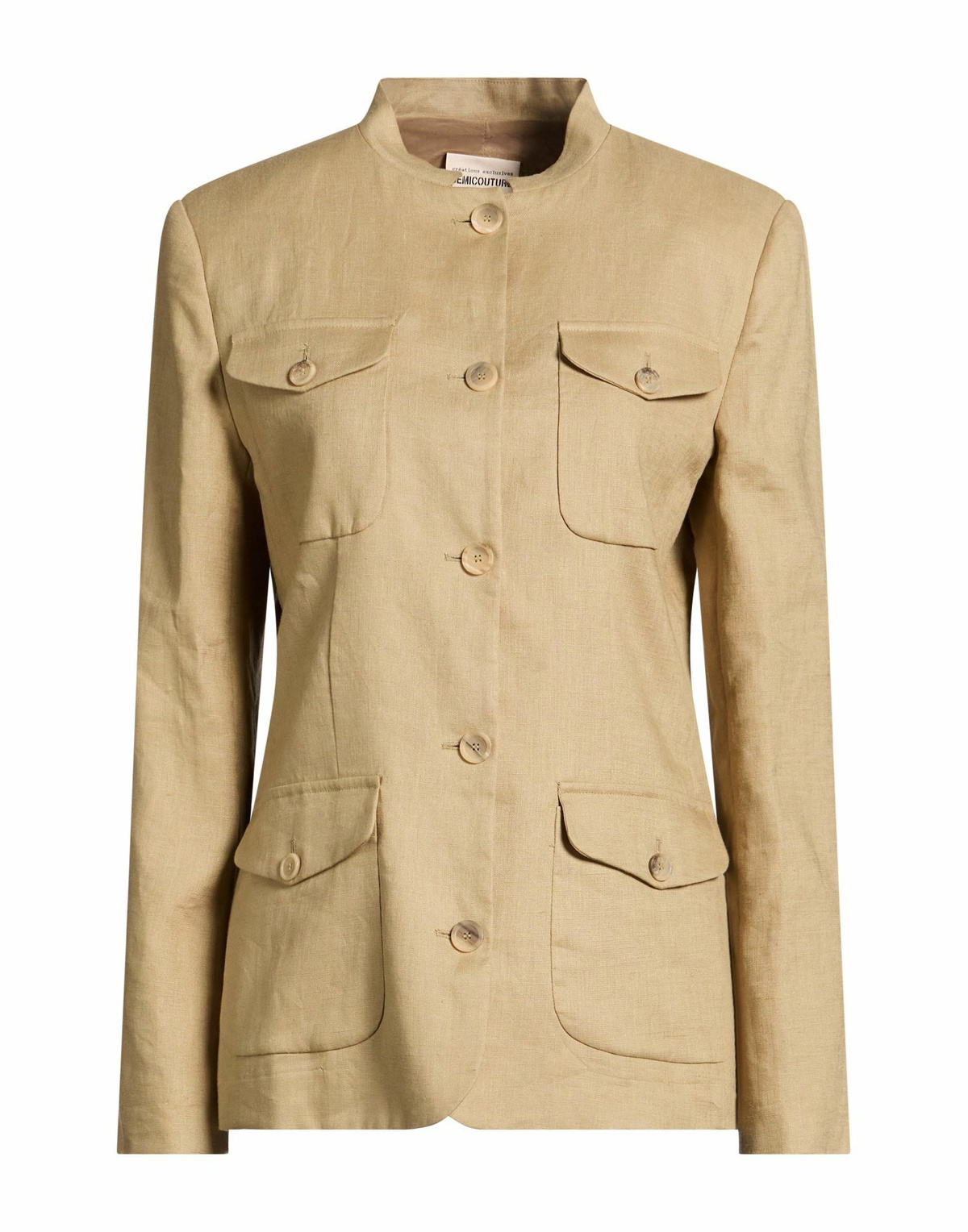 Semicouture Womens Jacket Khaki