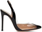 Gianvito Rossi Black Vernice Heels