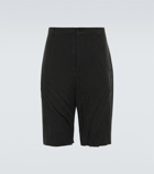 Balenciaga - Linen mid-rise shorts