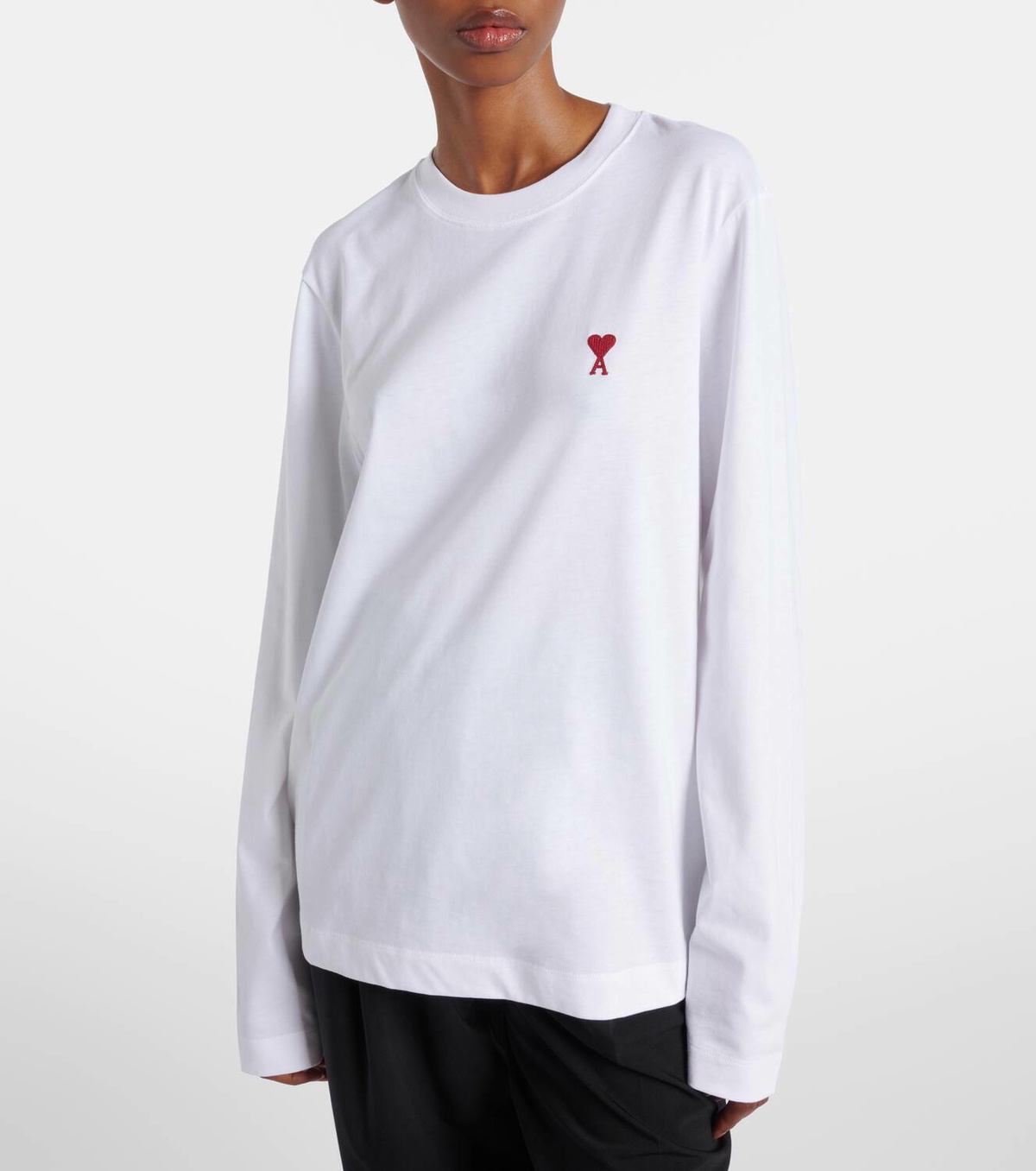 Ami Paris Ami De Cœur cotton jersey T-shirt