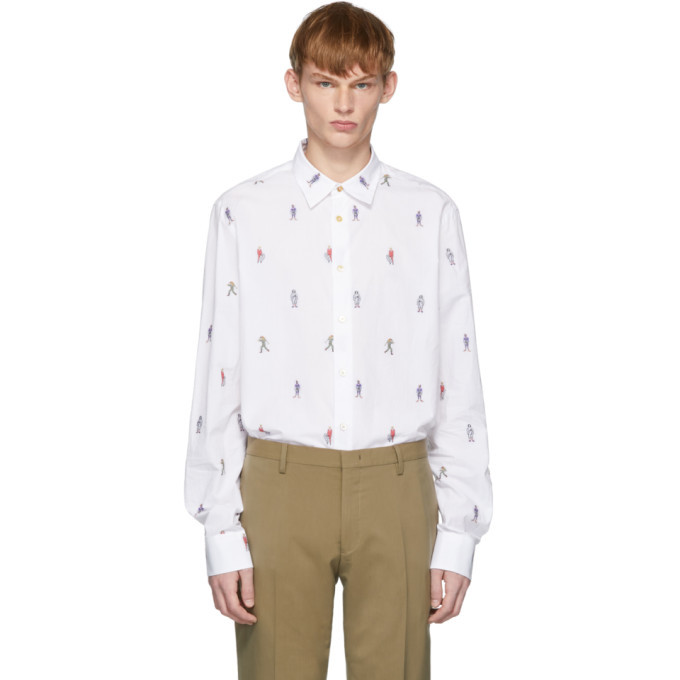 トップス PaulSmith 13AW TRIANGLE PRINT SHIRT Paul Smith 2013 AW Triangle Print Shirt（Men's Paul Smith