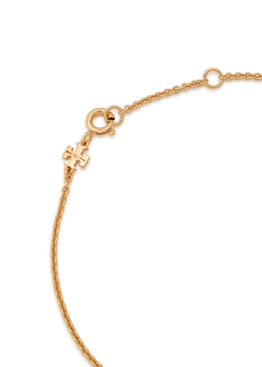 Tory Burch Icon Pavé 18kt Gold-plated Bracelet - One Size