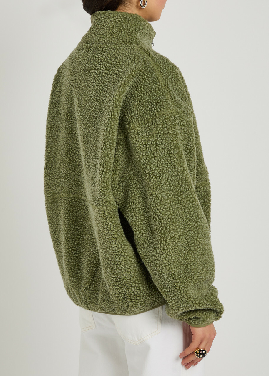 American Vintage Hoktown Fleece Jacket Green