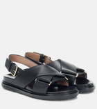 Marni - Fussbett leather sandals