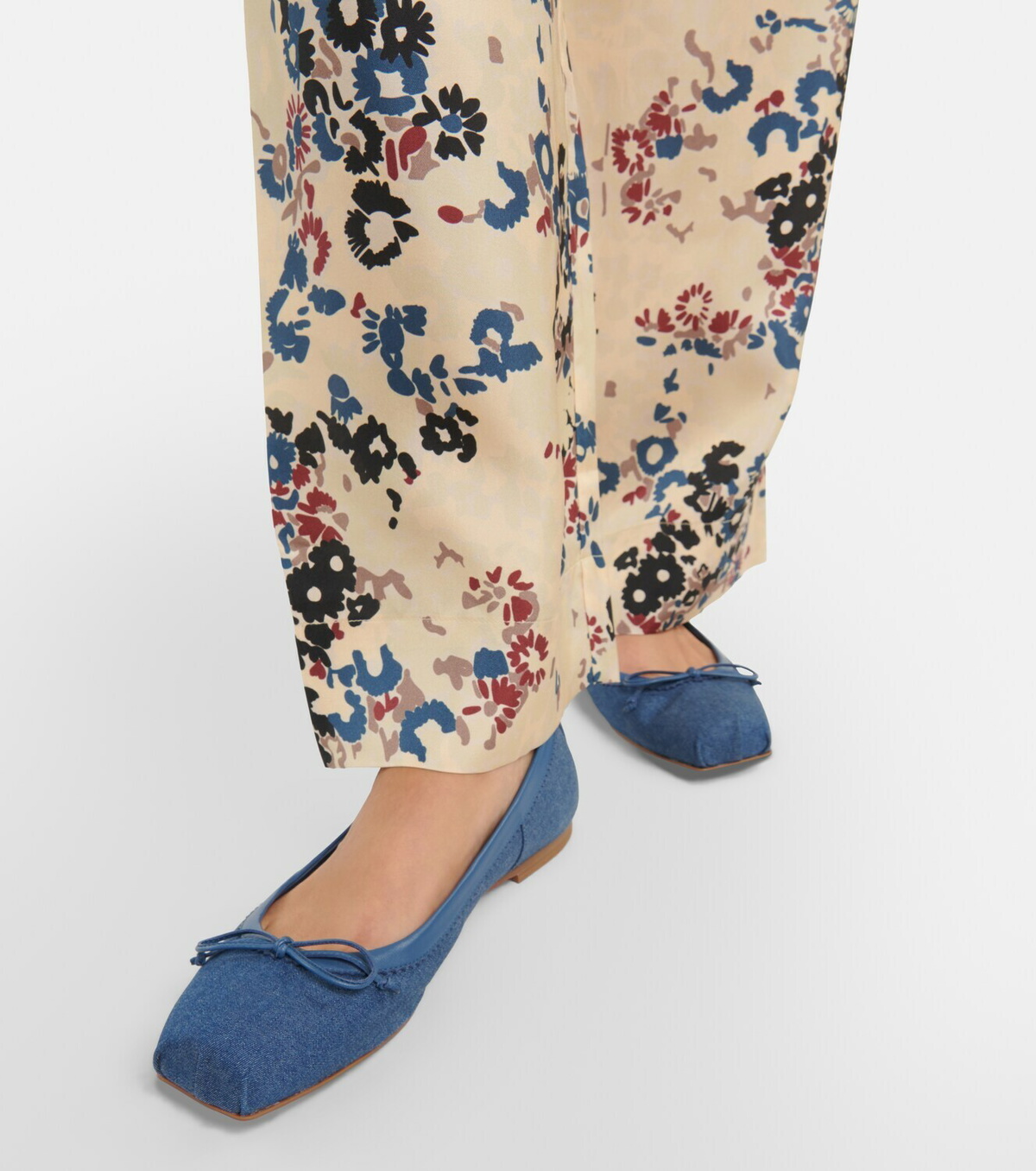 Christian Louboutin Mamadrague denim ballet flats Christian  display picture 3