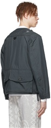 South2 West8 Gray Cotton Jacket