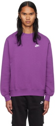 Nike Purple Crewneck Sweatshirt