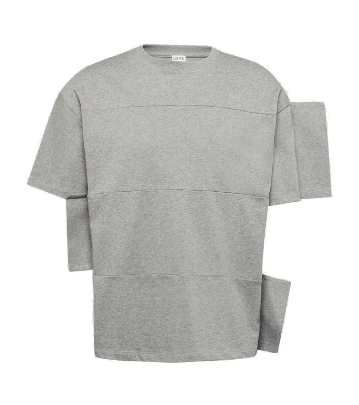 Photo: Loewe Distorted cotton-blend jersey T-shirt
