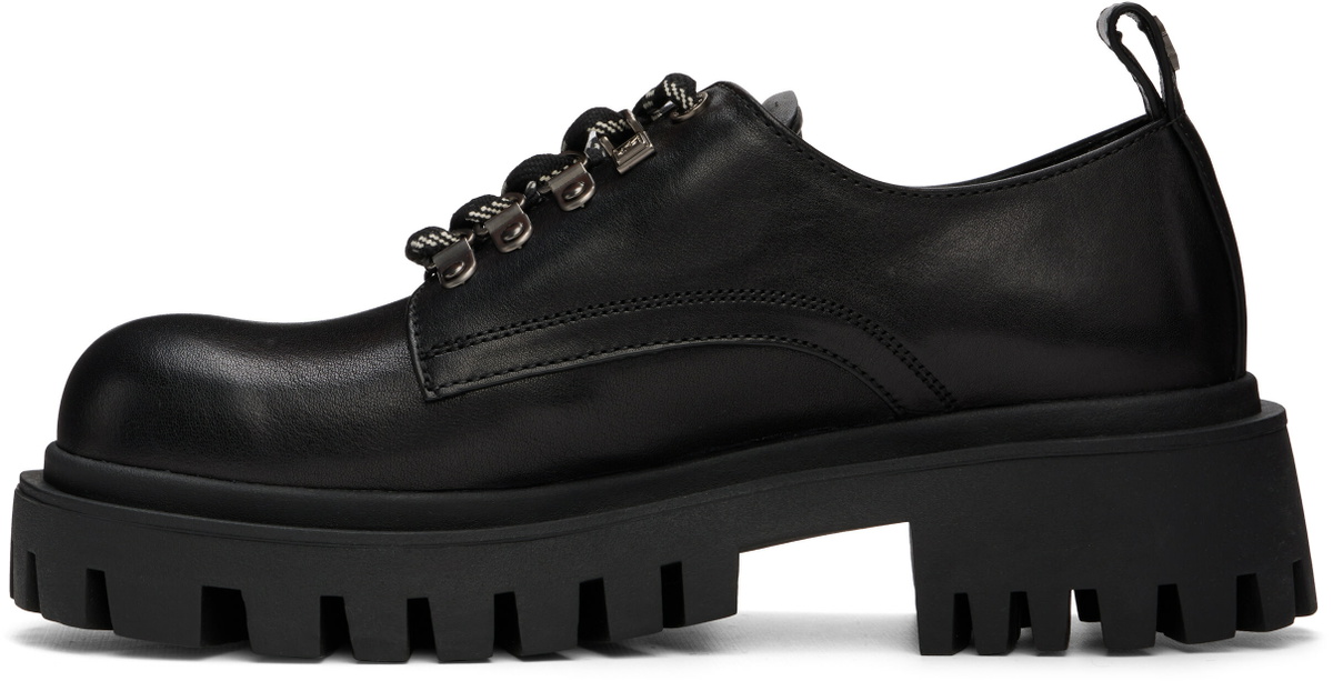 WOOYOUNGMI Black Leather Derbys