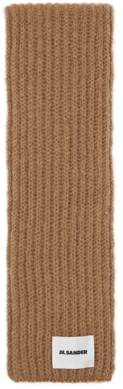 Jil Sander Beige PD Scarf