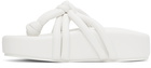 MM6 Maison Margiela White Mignon Platform Sandals