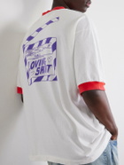 SAINT MXXXXXX - I Love Saint Cotton-Jersey T-Shirt - White