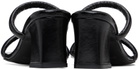 Reike Nen Black Twisted Heeled Sandals