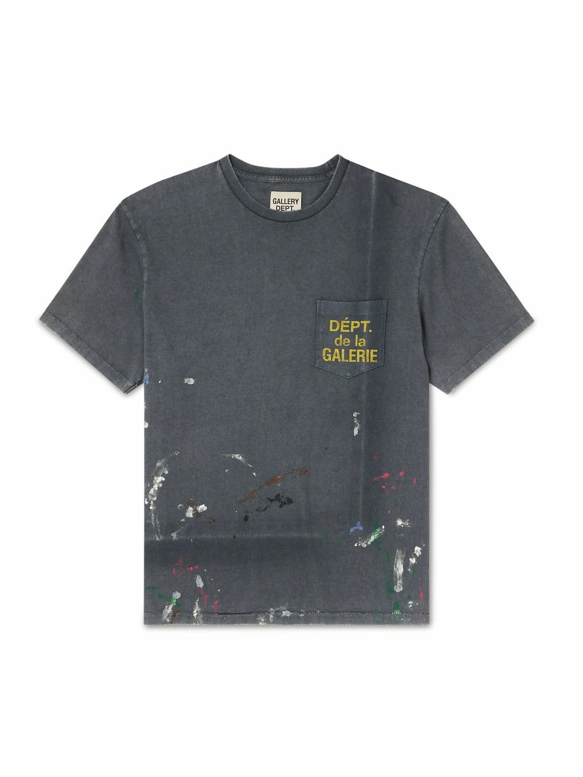 トップス gallery dept. black T-shirt GALLERY DEPT. Supply T-shirt | Black | FARFETCH