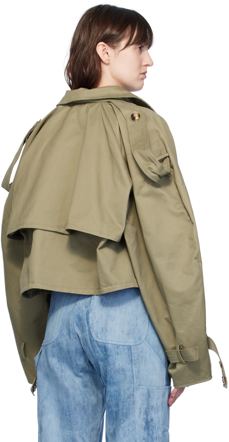 Elleme Khaki Cropped Jacket