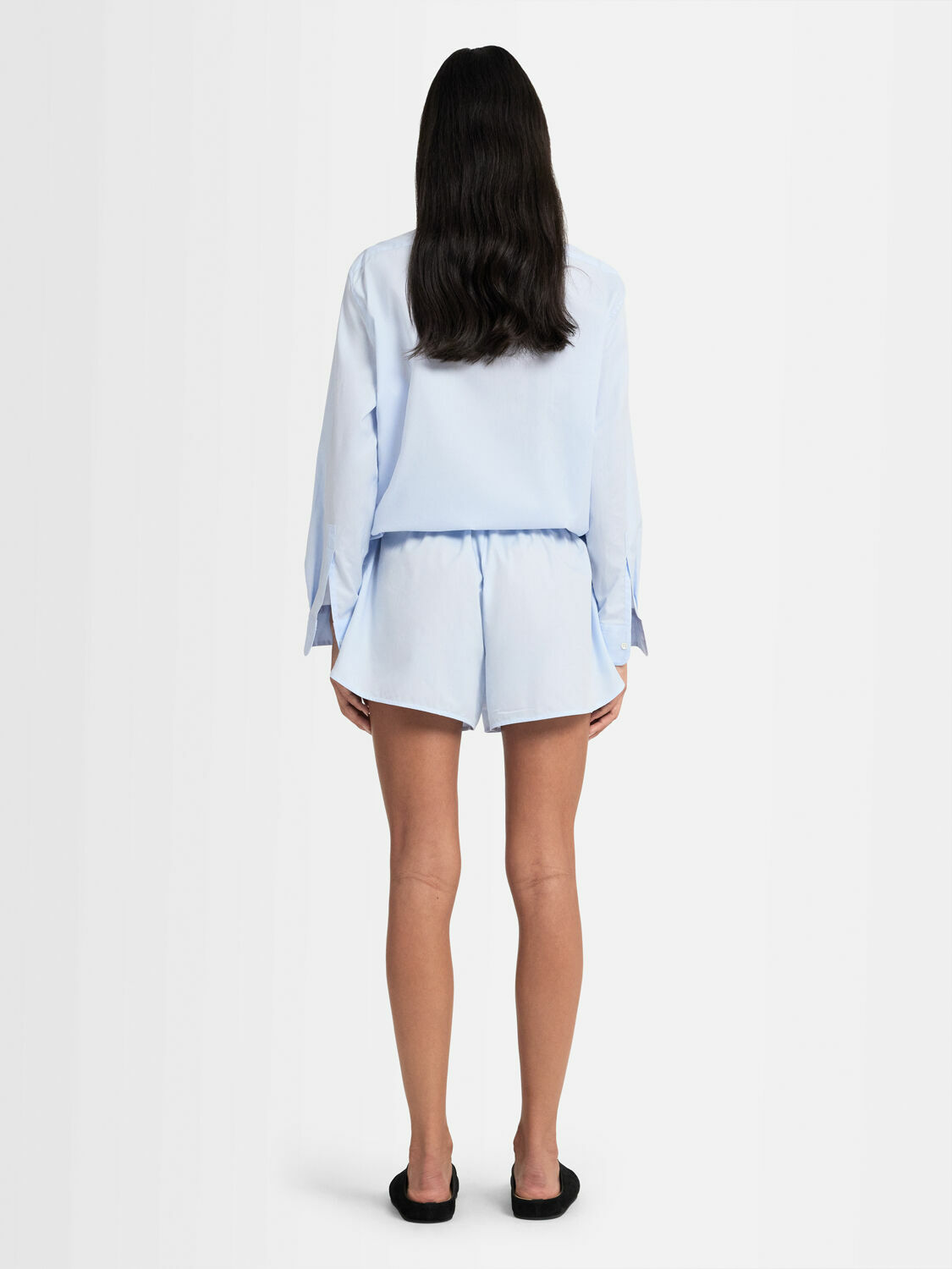 ANNAGRETA Nina Cotton Twill Shorts