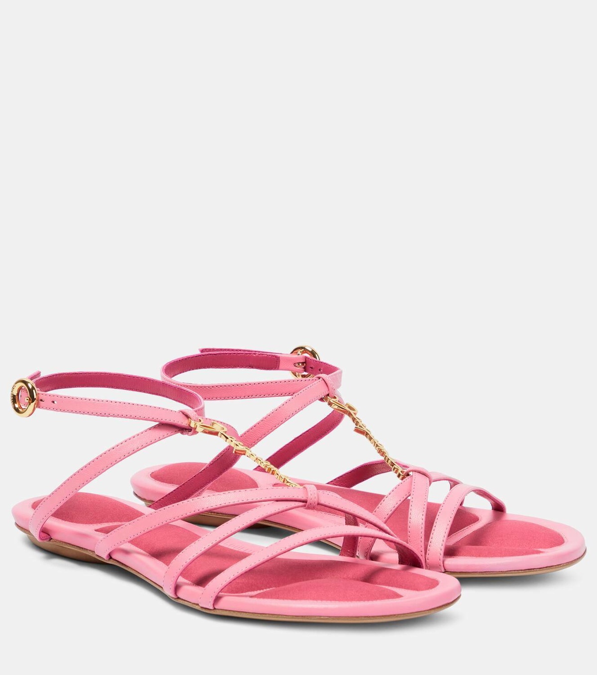Jacquemus Les Sandales Pralu Plates leather sandals