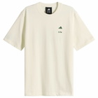 Adidas Men's x Arte T-Shirt in Off White/Amazon Green