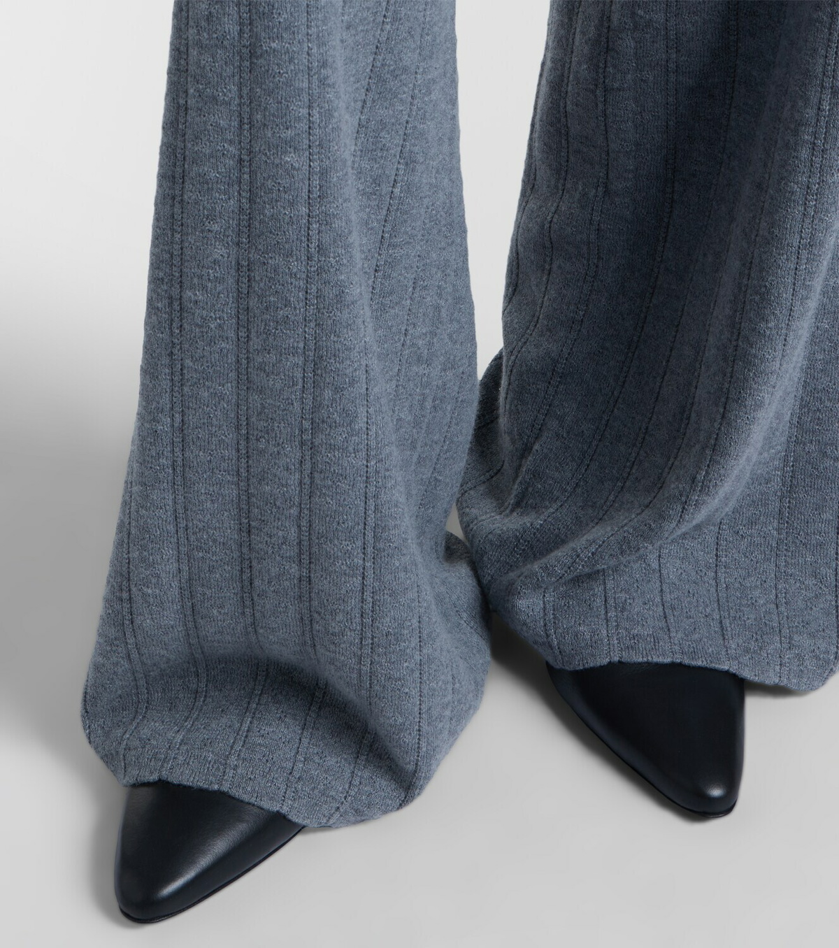 Lisa Yang Shannen cotton and cashmere wide-leg pants
