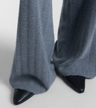 Lisa Yang Shannen cotton and cashmere wide-leg pants