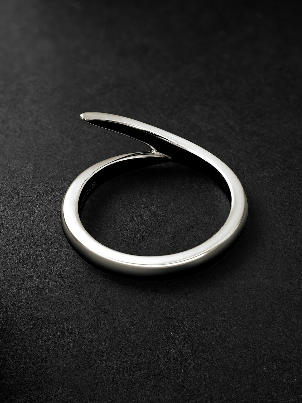 Shaun Leane - Interlocking Single 18-Karat White Gold Ring - Silver