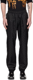 MISBHV Black Monogram Trousers