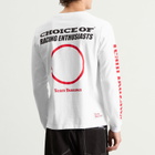 Team Ikuzawa Men's Dirt Track Long-Sleeve T-Shirt in White
