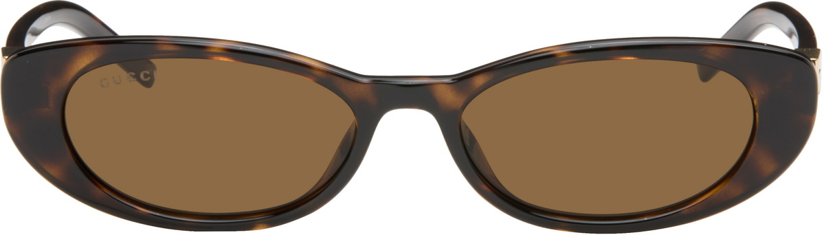 Gucci Brown Cat-Eye Sunglasses