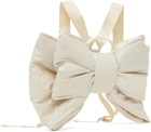 Praying Off-White Bow Backpack