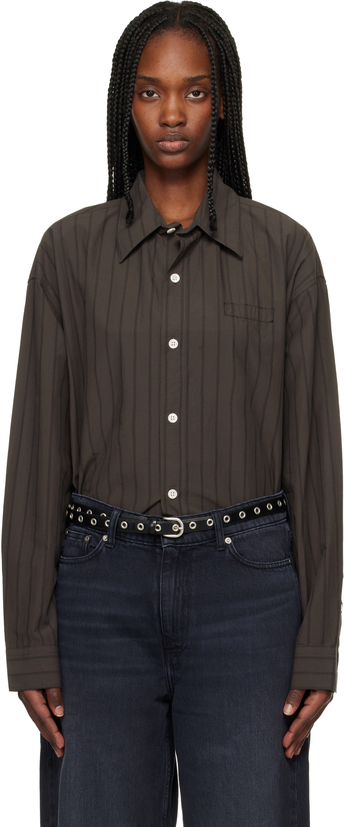 mfpen Brown Essay Shirt