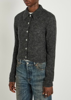 Our Legacy Mazzy Alpaca-blend Cardigan Dark Grey