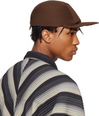 HOMME PLISSÉ ISSEY MIYAKE Brown Pleats Cap