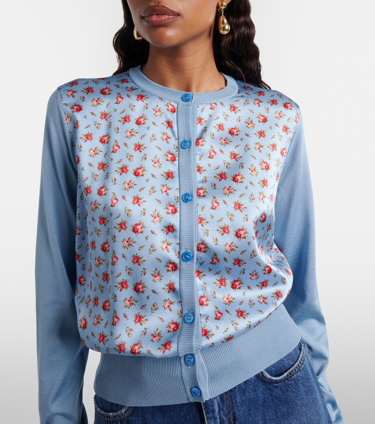 Dolce&Gabbana Floral silk cardigan