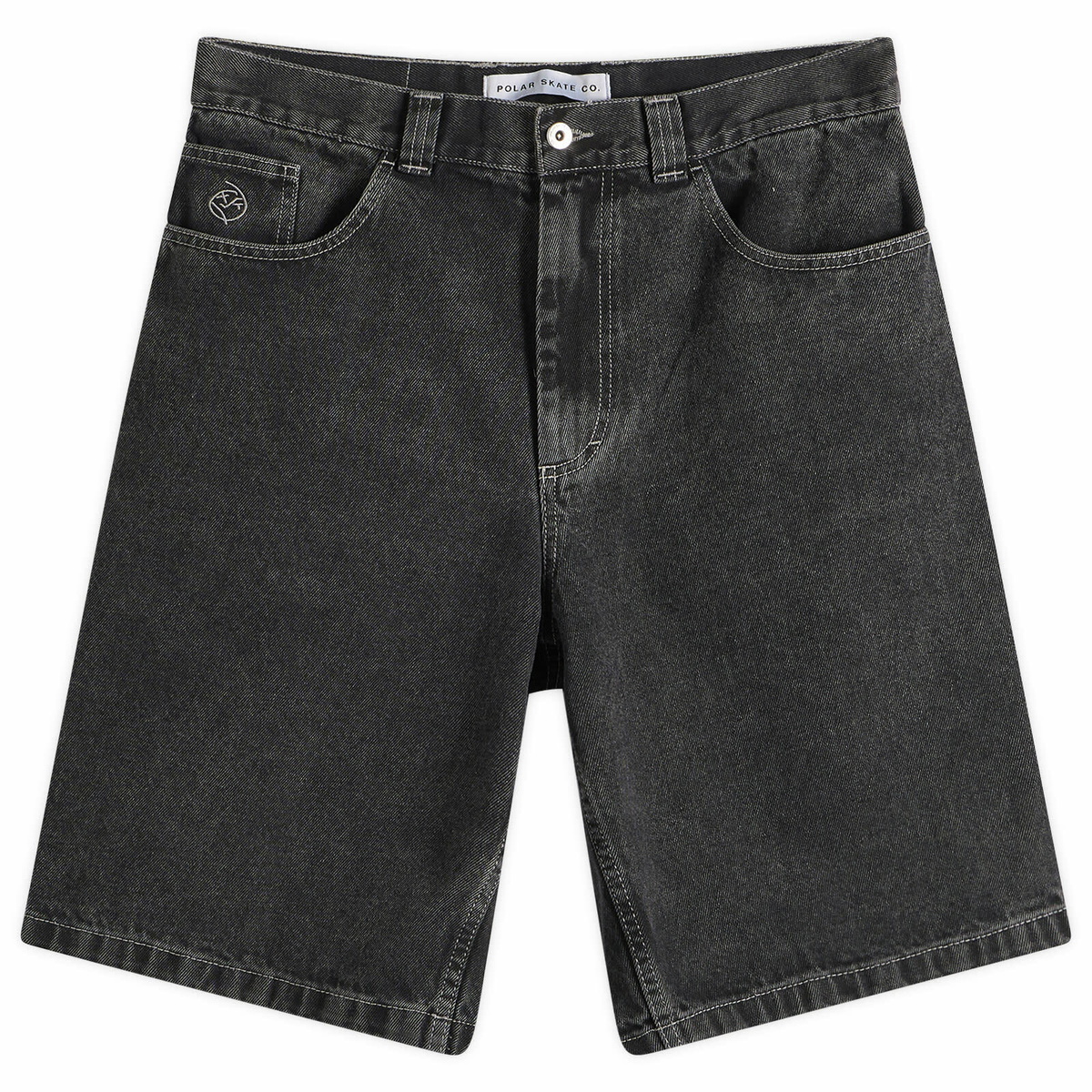Polar Skate Co. Men's Big Boy Short in Mint Black Polar Skate Co.