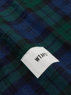 WTAPS - Button-Down Collar Checked Cotton-Flannel Shirt - Green