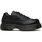 Dr. Martens Black Buzz 5-Eye Milled Nappa Leather Derbys