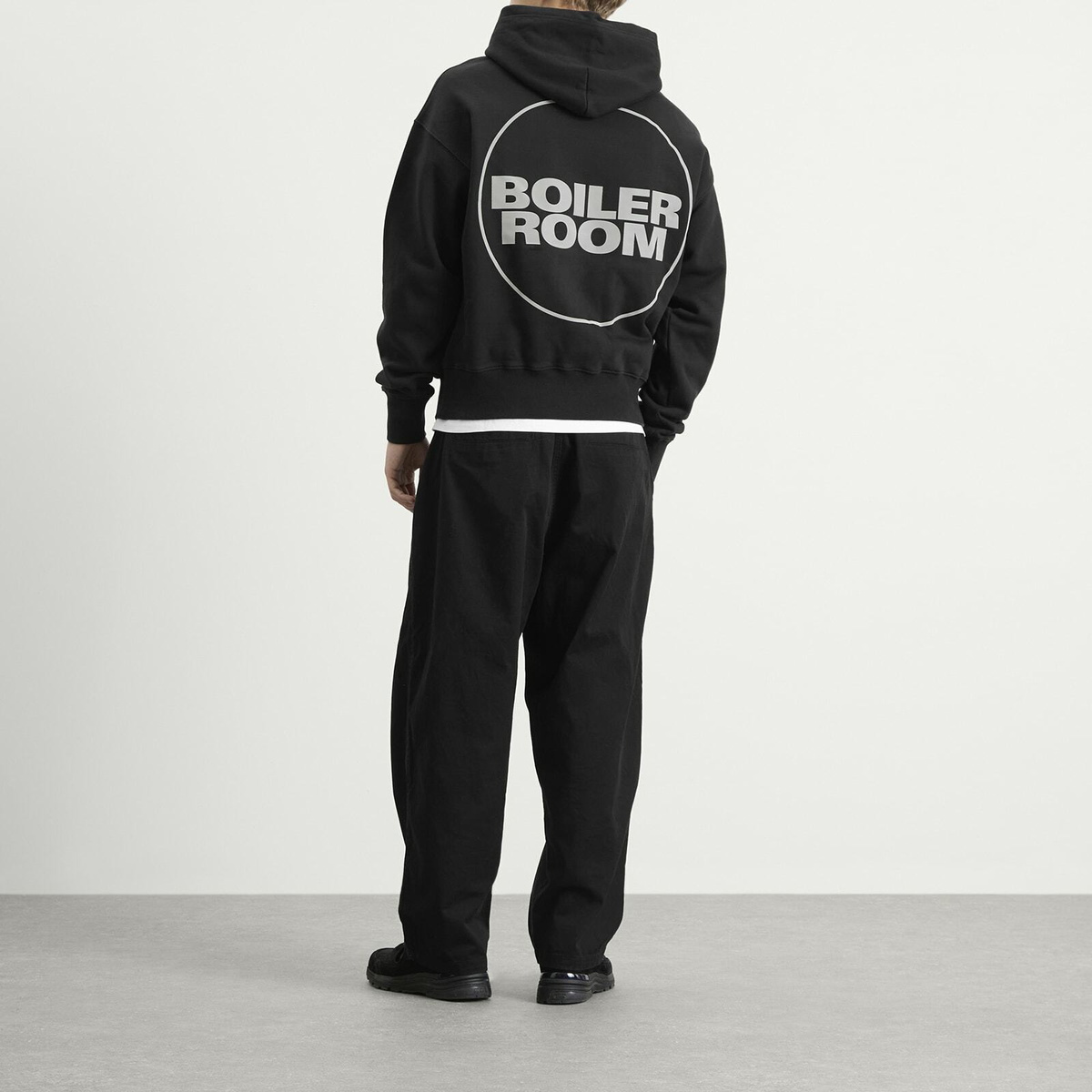 Boiler Room Men's 3M Core Logo Hoodie in Black