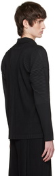 Homme Plissé Issey Miyake Black Basics Cardigan