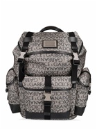 DOLCE & GABBANA - Coated Logo Jacquard Backpack