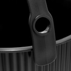 Hachiman Omnioutil Storage Bucket & Lid - Medium in Black