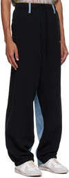 Bless Blue & Black Overjogging Sweatpants