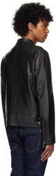 Dsquared2 Black Biker Leather Jacket