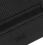 Hugo Boss - Timeless Cross-Grain Leather Billfold Wallet - Black