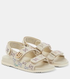 Gucci GG crystal-embellished sandals