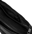 Dolce & Gabbana - Logo-Appliquéd Leather-Trimmed Shell Belt Bag - Black