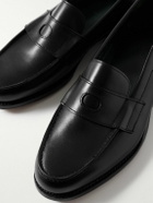 Drake's - Charles Leather Penny Loafers - Black