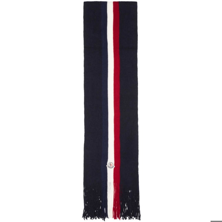 Photo: Moncler Tricolor Striped Scarf 